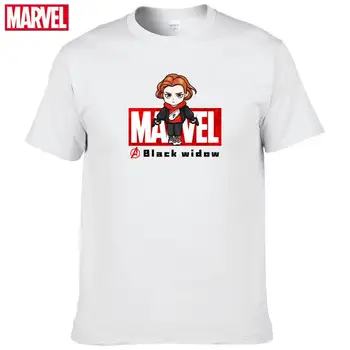 T-shirt Marvel The Avengers Crna udovica Udoban prozračna хлопковая modne odjeće za mlade Anime majice Ljeto #136