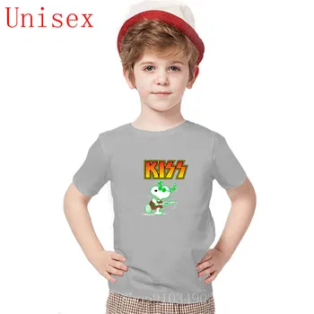 Grupa Kiss je glazbeni t-shirt dječji zabavna prozračna odjeća visoke kvalitete vrhovima Jedinstven moderan Novi dizajn odjeće za dječake odjeća za djevojčice