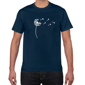 Maslačak s grafičkim po cijeloj površini zabavne majice muške dizajn plus size хлопковая majica muška majica t-shirt muška odjeća