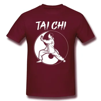 Tai Chi Kineski Kung-Fu Wushu Muška t-Shirt Plus Pamuk Veličina dekoltea Kratkih Rukava Personalizirane Zabavna Majica Unisex Veličine Eu