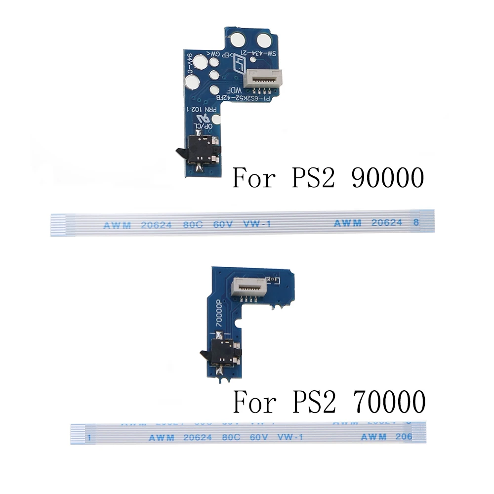 JCD Napajanje uključeno isključeno Prekidač Reset kartice sa 8-pinskim fleksibilna Traka Kabel za Sony PS2 SCPH 70000 75000 77000 90000 Slika  1
