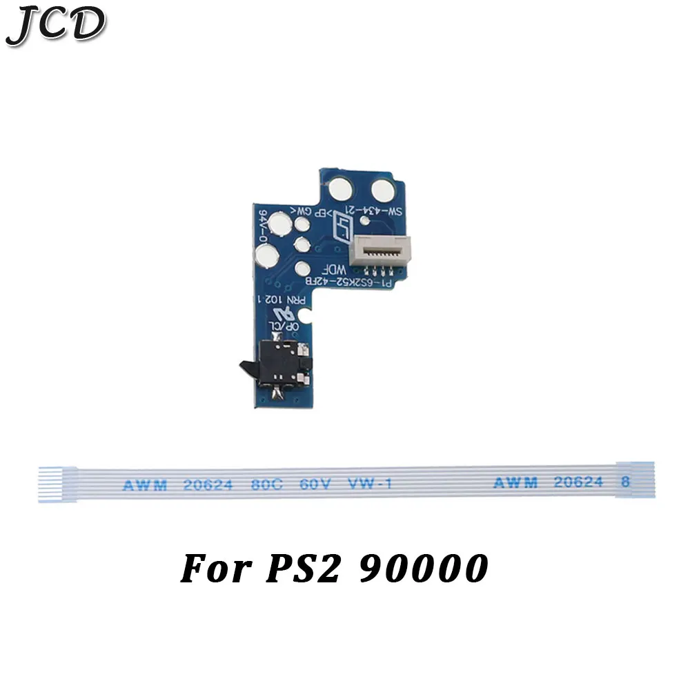 JCD Napajanje uključeno isključeno Prekidač Reset kartice sa 8-pinskim fleksibilna Traka Kabel za Sony PS2 SCPH 70000 75000 77000 90000 Slika  5