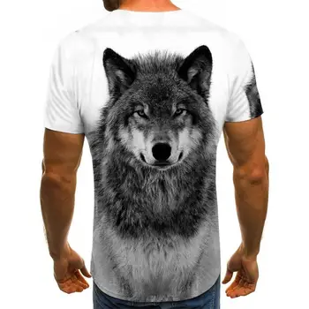 Wolf 3D Print Cool majica Muška Ženska Moda Orao 3d Hip-hop majica sa po cijeloj površini životinja iz kratkih rukava Ljetne Majice Majice muške majice