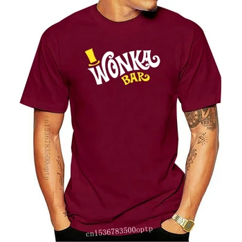 Nova zabavna majica za muškarce novo-shirt Willy Wonka i tvornica Čokolade Majica Wonka Bar