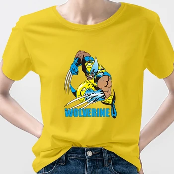 Wolverine Logan Tiskane ženska majica s uzorkom Disney Минималистичная popularna majica X-Men Kreativna Čudo Tumblr Mujer Ljeto