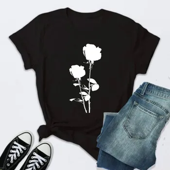 Harajuku Ženske majice Roza Srce Ljubavi 90-ih Ispis Godišnja Dama Ženska moderan t-shirt Majice t-Shirt Majica za djevojčice