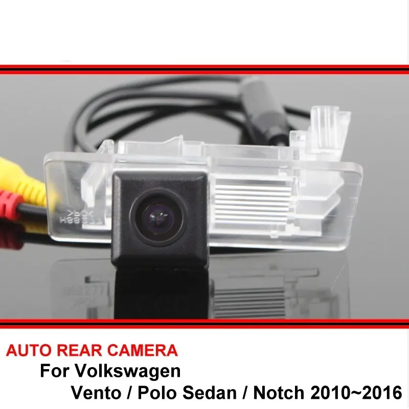 Za Volkswagen Vento Polo Sedan Usjek 2010~2016 Auto Vodootporan Noćnu vožnju Unazad, Unazad, Sigurnosna stražnja Kamera SONY CCD Slika  2