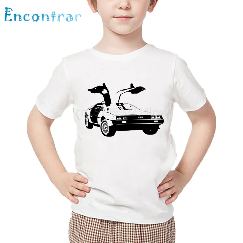Modni print povratak u budućnost Delorean x 4 Dječje t-shirt Dječji Cool Ljetne Majice za dječaci/djevojčice Casual Odjeća,oHKP2260 Slika  3